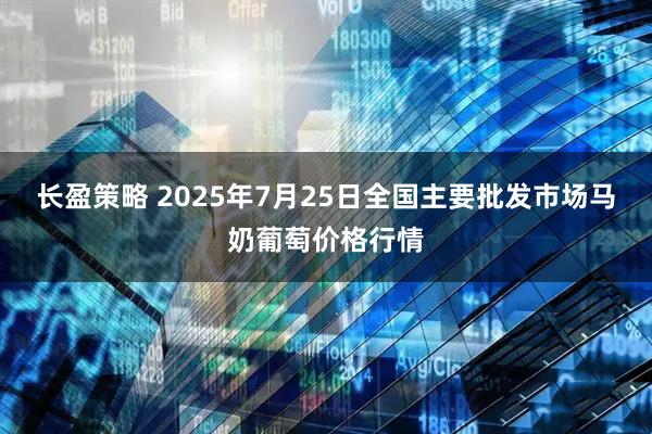 长盈策略 2025年7月25日全国主要批发市场马奶葡萄价格行情
